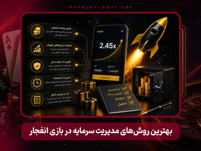 بهترین روش‌های مدیریت سرمایه در بازی انفجار
